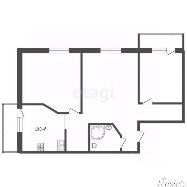 3-комн квартира ул Андреевская, 96,  д. 96