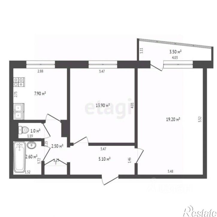 2-комн квартира Красноармейская улица, 13,  д. 13