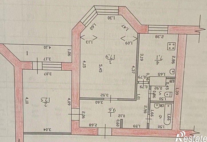 2-комн квартира ул Набережная, 26/1,  д. 26/1