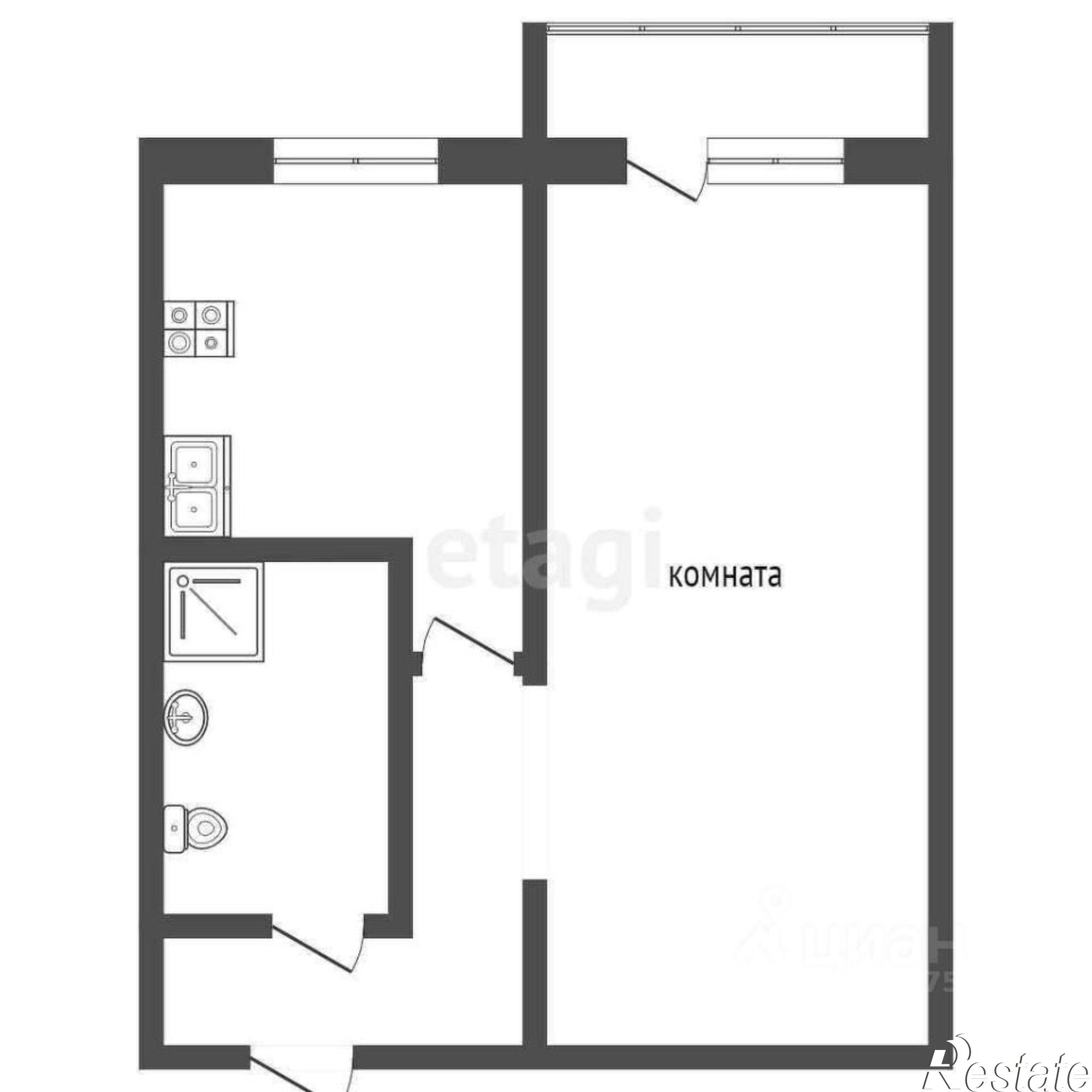 Купить квартиру за 4 250 000 рублей на ул Куйбышева, 25