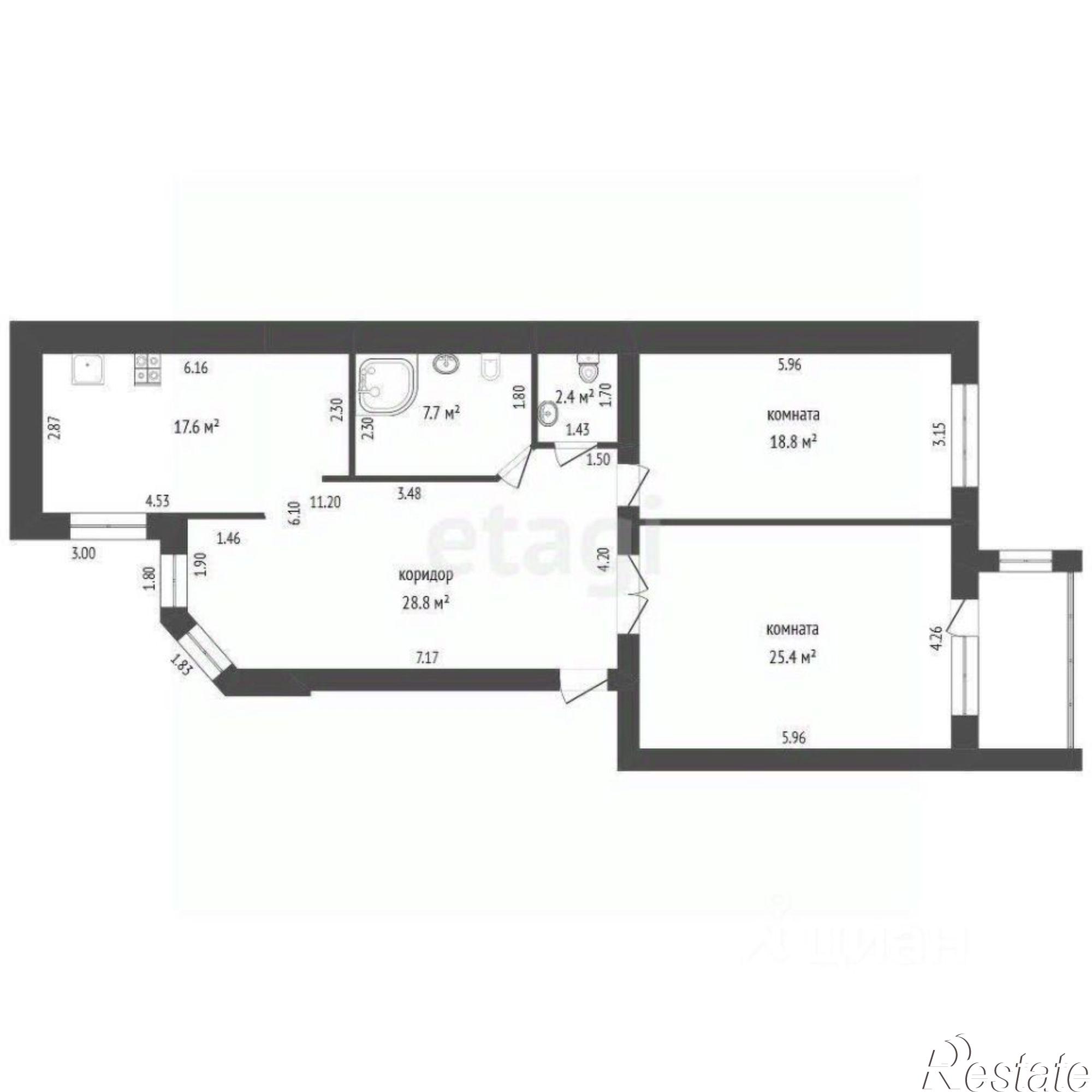 Купить квартиру за 11 250 000 рублей на Андреевская улица, 86