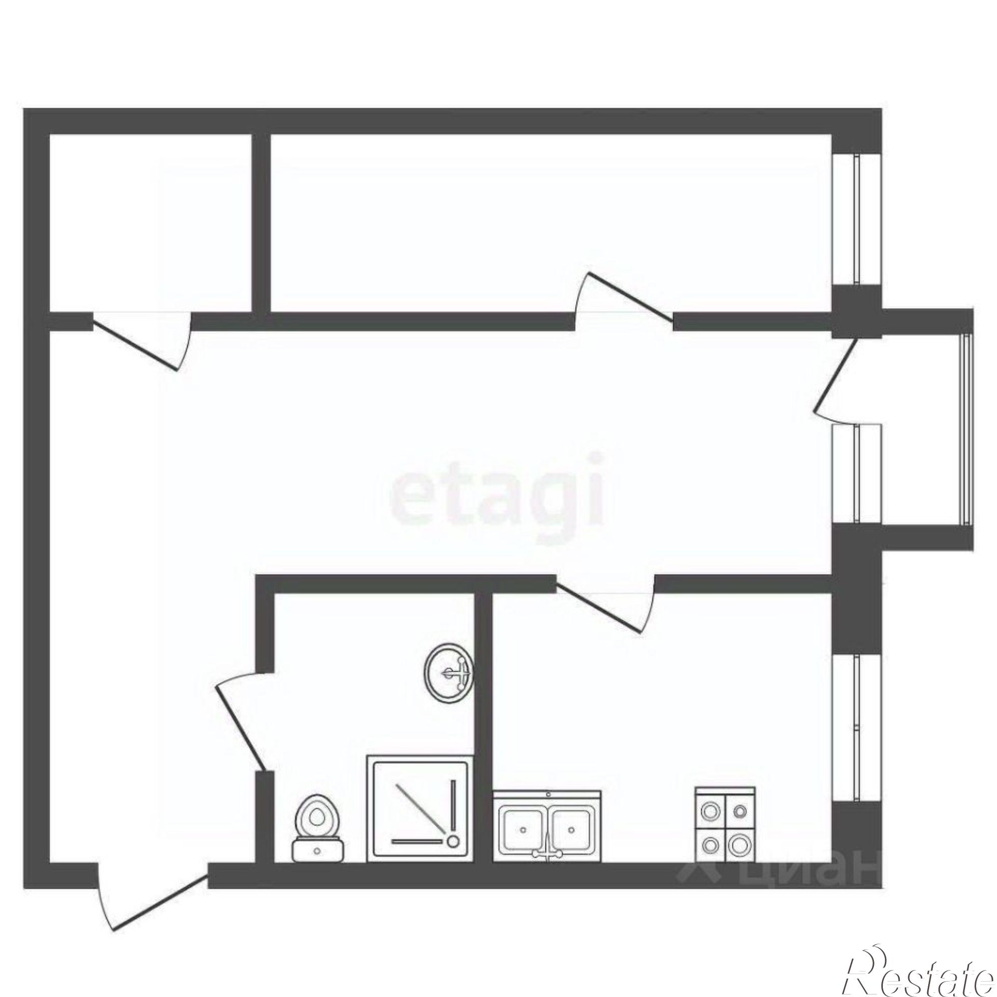 Купить квартиру за 4 600 000 рублей на Державинская улица, 17