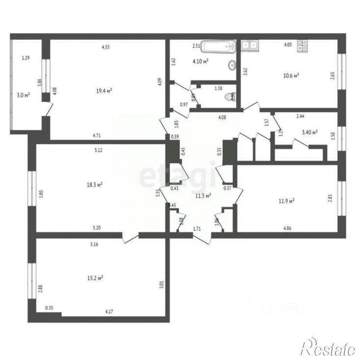 4-комн квартира Советская улица, 176/11,  д. 176/11