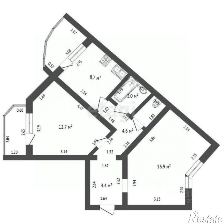 2-комн квартира Ореховая улица, 22,  д. 22