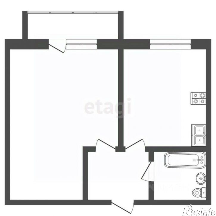 1-комн квартира улица Фрунзе, 47,  д. 47