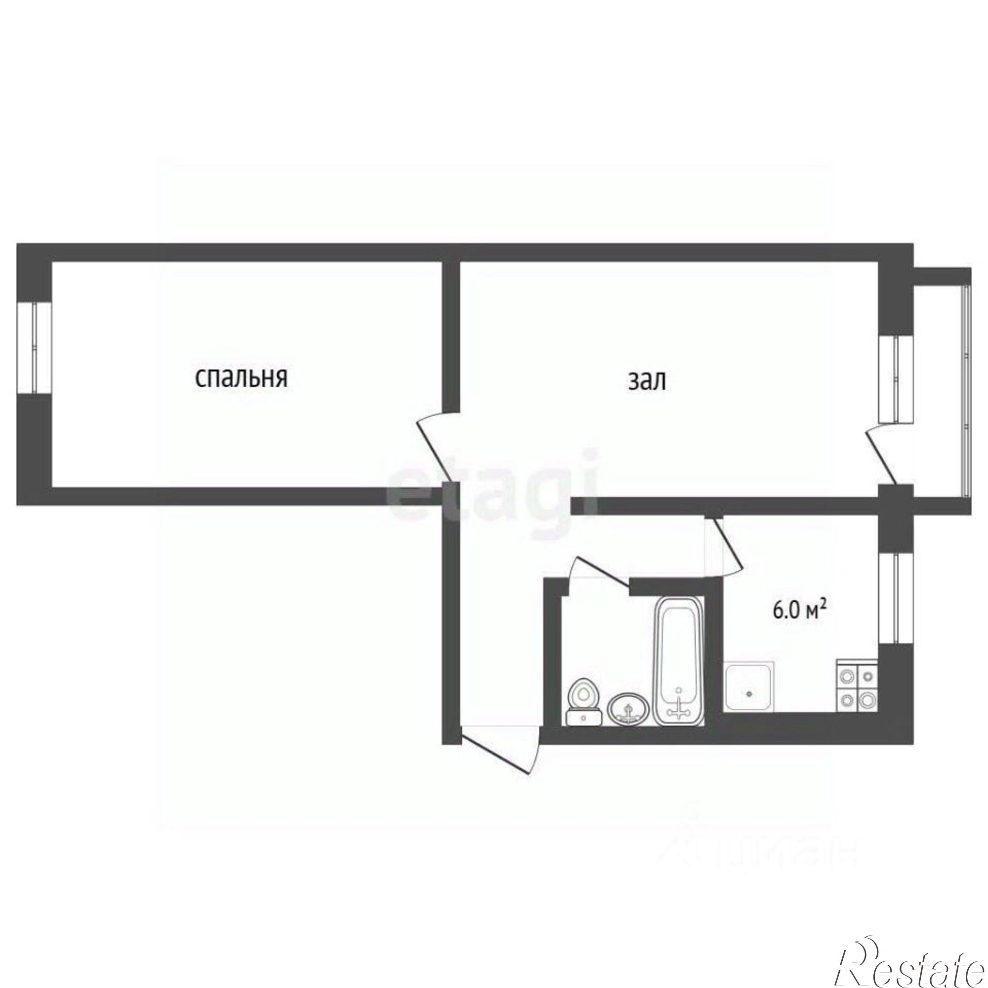 Купить квартиру за 5 300 000 рублей на улица Володарского, 2