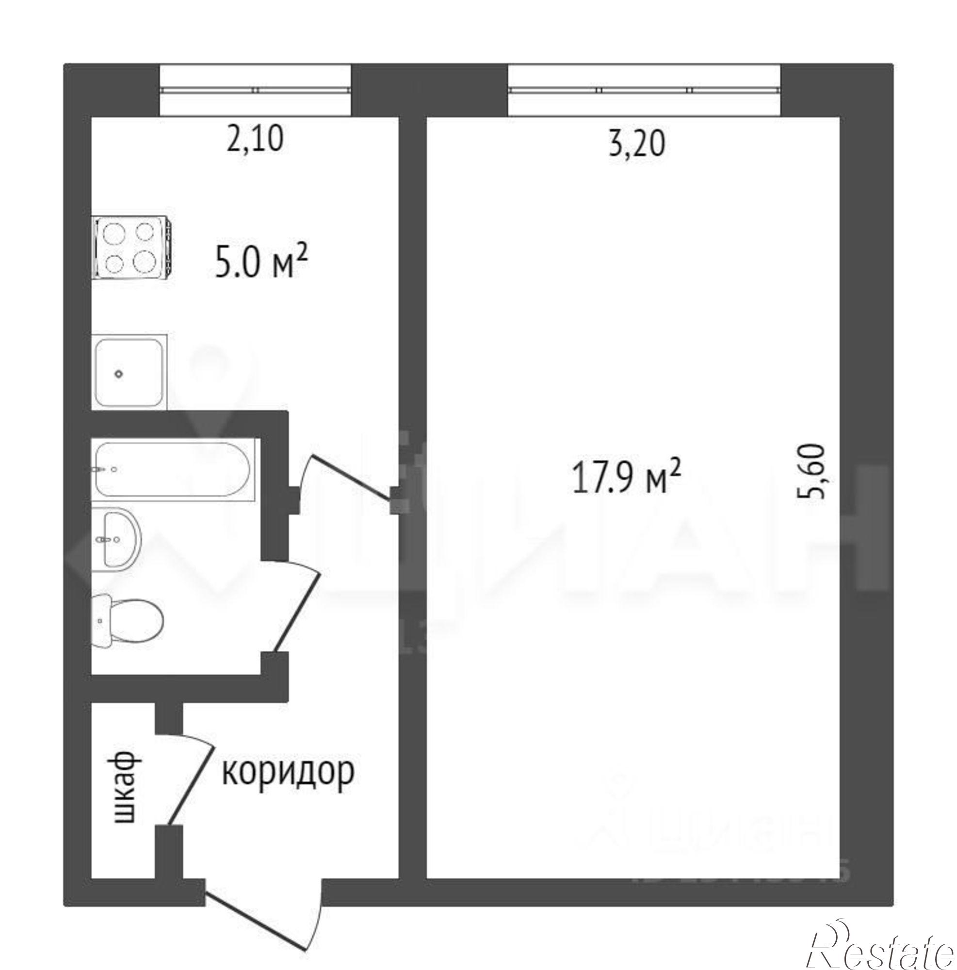 Купить квартиру за 2 650 000 рублей на 2-я Шацкая улица, 4