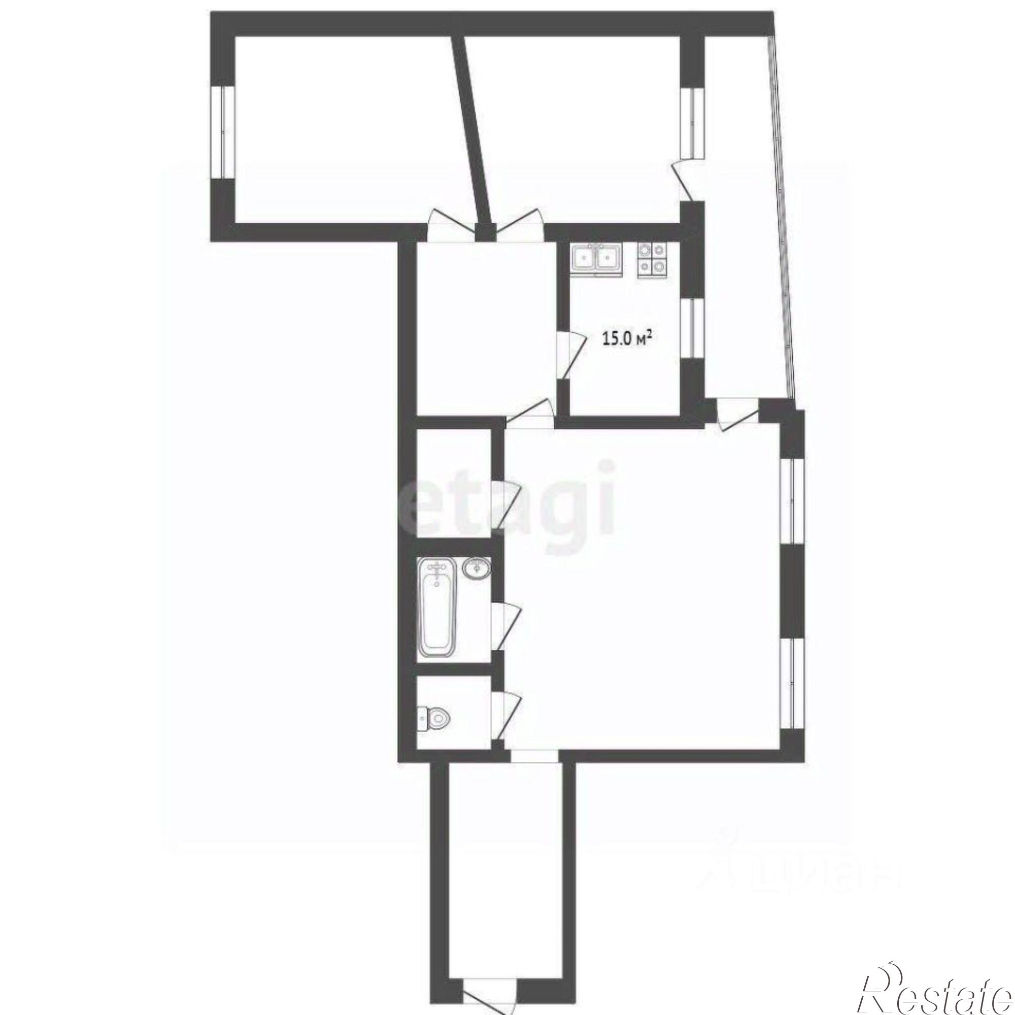 Купить квартиру за 17 590 000 рублей на улица Кирова, 6