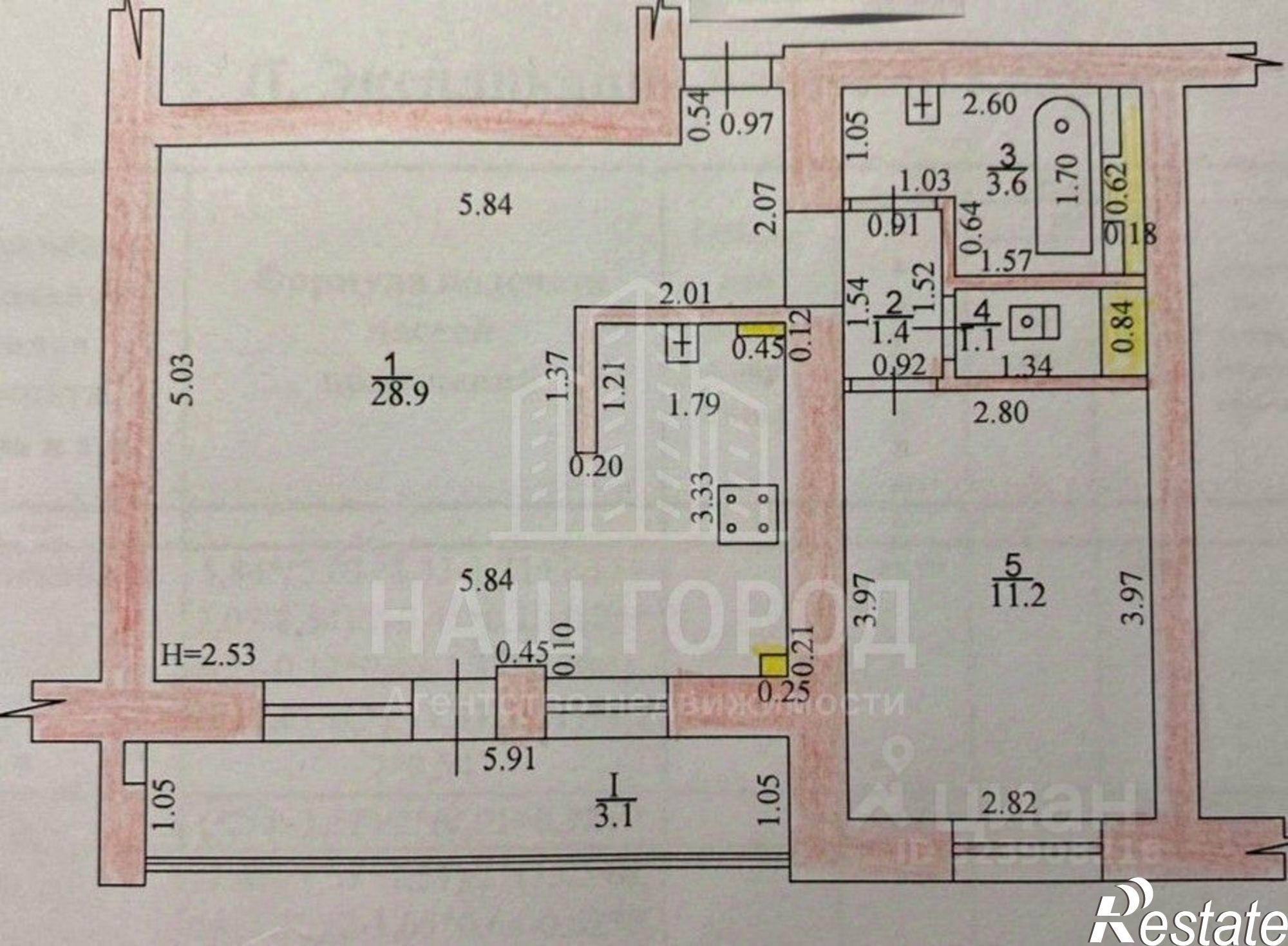 Купить квартиру за 6 800 000 рублей на ул Фридриха Энгельса, 35