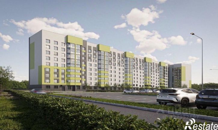 2-комн квартира в новом доме улица имени Павла Строганова, 9Е