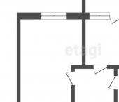1-комн, 33кв м, этаж 1/9 Моршанское шоссе, 24И