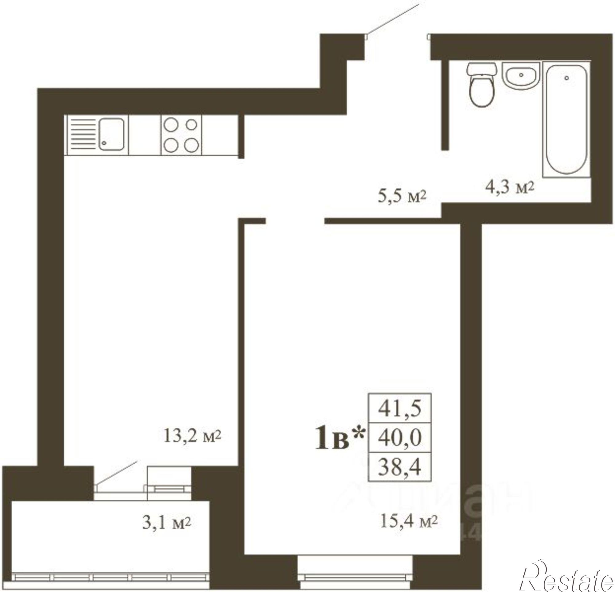 Купить квартиру за 4 872 500 рублей на микрорайон Телецентр