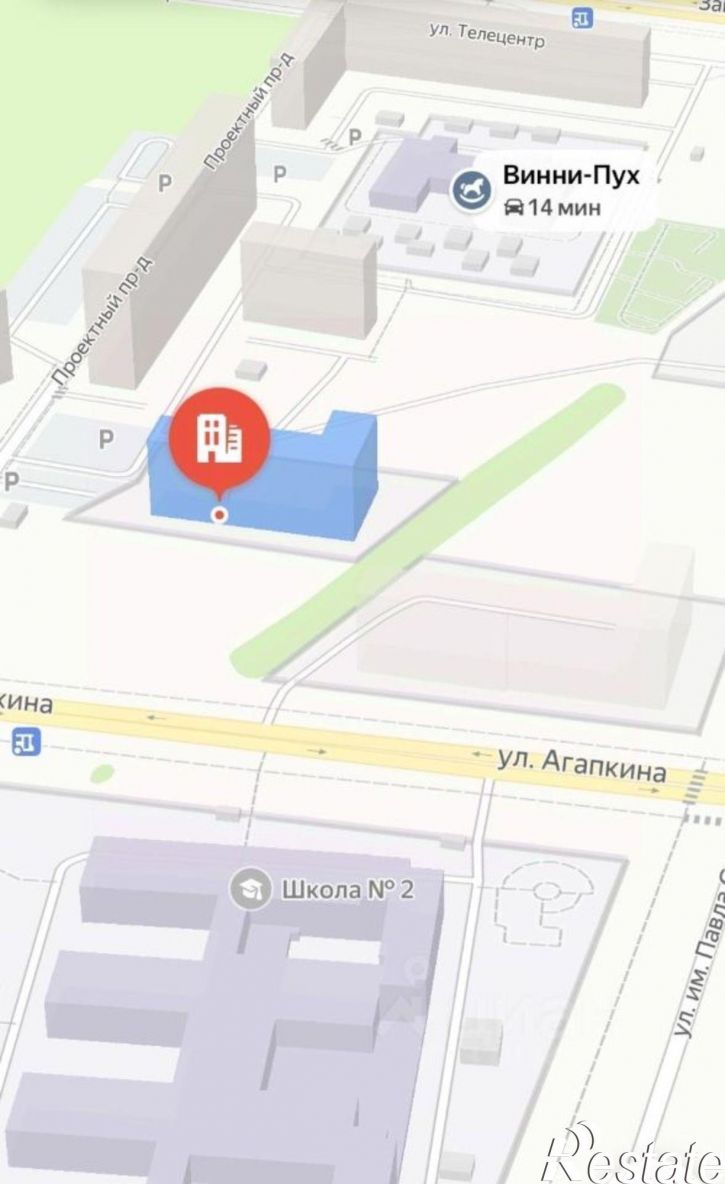 1-комн квартира в новом доме улица имени Павла Строганова, 3Б