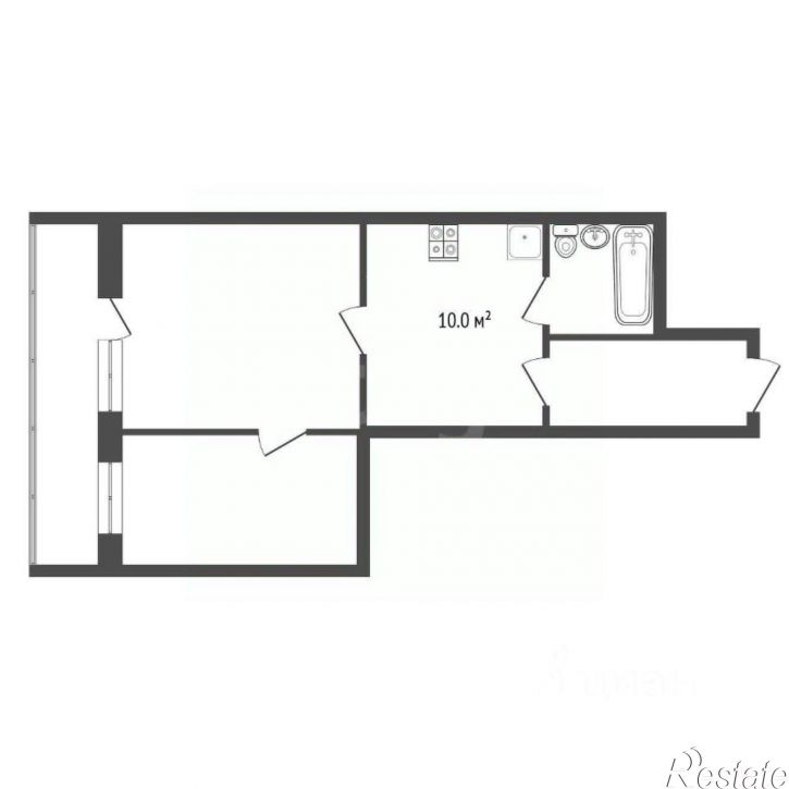 2-комн квартира ул ак. Островитянова, 17а,  д. 17а