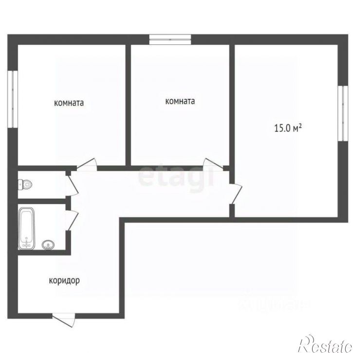 2-комн квартира ул Советская, 2а,  д. 2а