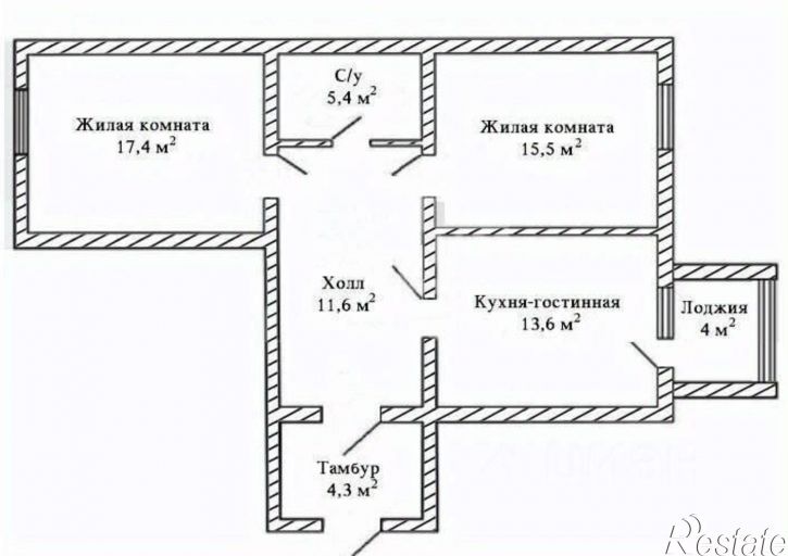 2-комн квартира ул Магистральная, 41 5,  д. 41 5,  к. 5