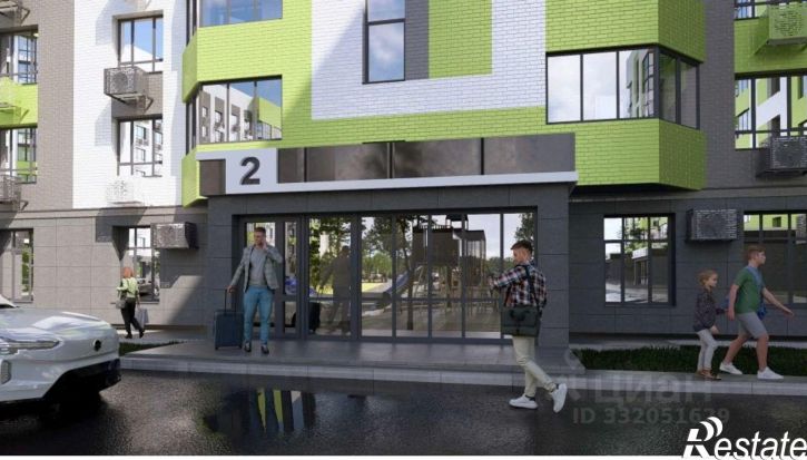 1-комн квартира в новом доме ул имени Павла Строганова, 9Е,  д. 9Е