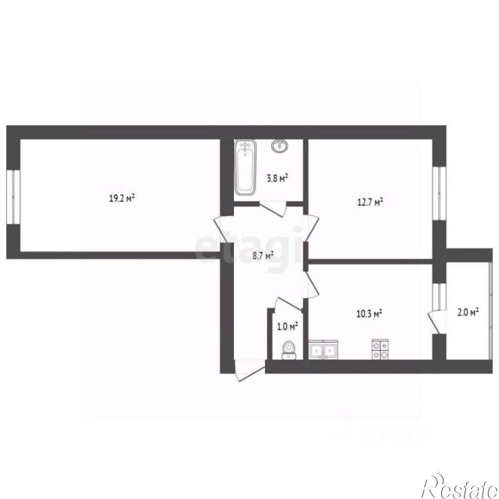 2-комн квартира ул Сенько, 24а,  д. 24а