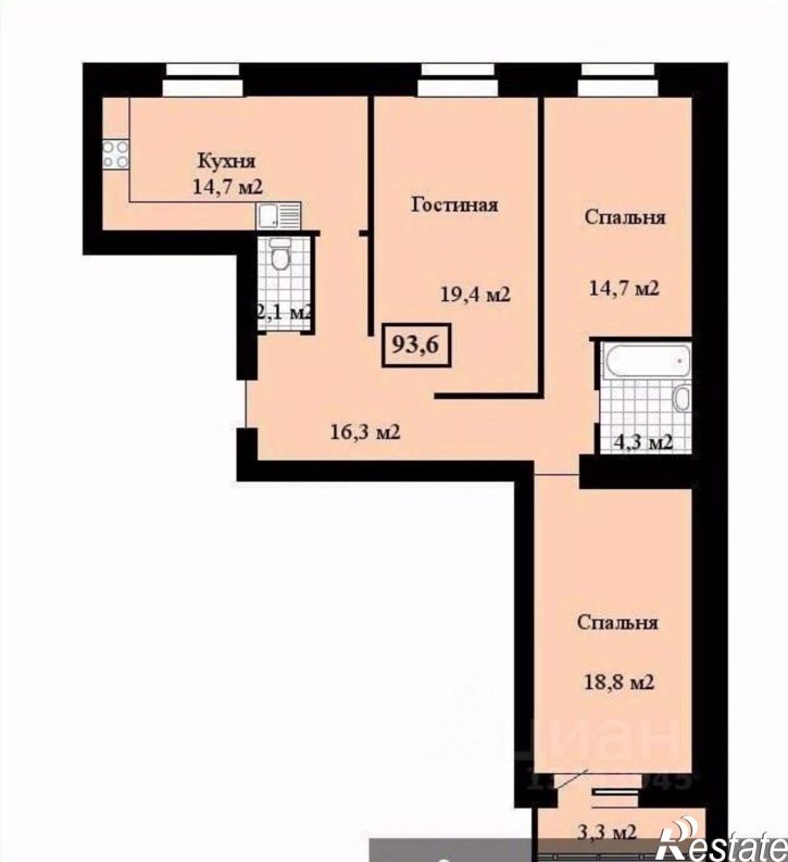 3-комн квартира ул М.Горького, 31 2,  д. 31 2,  к. 2